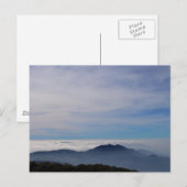 Über den Bergen Postkarte (Vorne/Hinten)