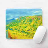 Über den Bergen ragt die Luft Mousepad (Mit Mouse)