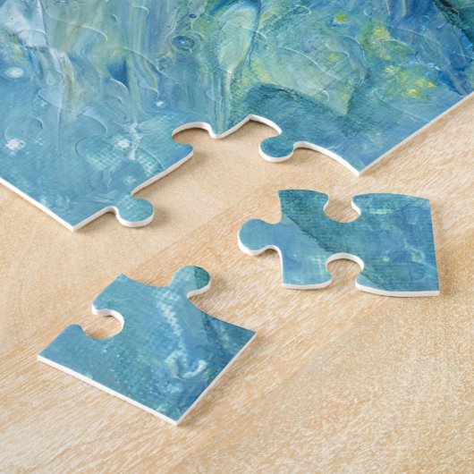 Über den Bergen über dem Meer Puzzle (Seite)