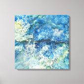 Über den Bergen über der Leinwand (Vorderseite)