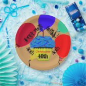 Über den Blue Cupcake Balloons des Hill Blauer Tel Pappteller (Party)