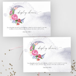 Über den Blume Babydusche mit Dusche Begleitkarte