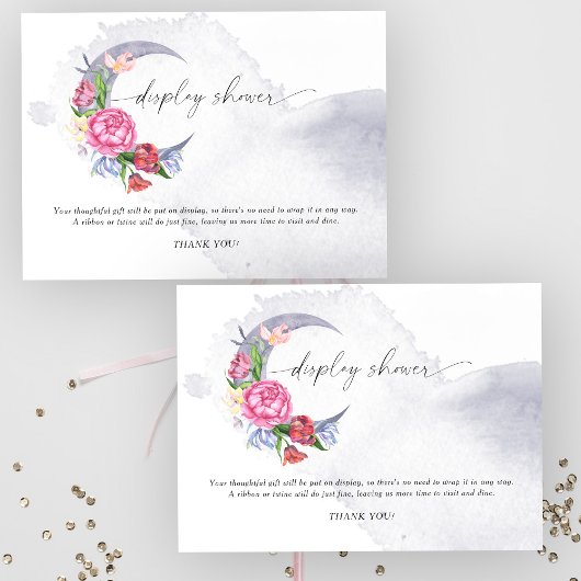 Über den Blume Babydusche mit Dusche Begleitkarte