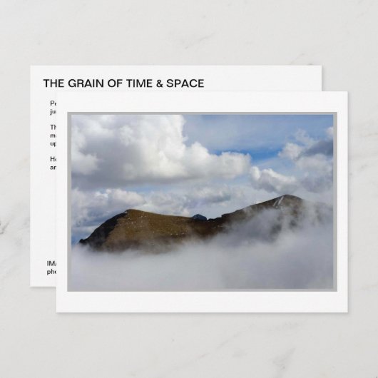 ÜBER DEN CLOUUUES: Dawson Pass Postkarte (Vorne/Hinten)