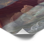 Über den Delaware Fluss Stretched Canvas Print Poster (Ecke)