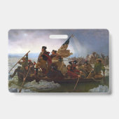 Über den Delaware River, George Washington Ausweis (Rückseite)