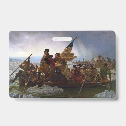Über den Delaware River, George Washington Ausweis (Vorderseite)