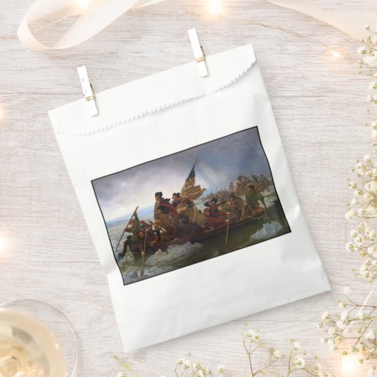 Über den Delaware River, George Washington Geschenktütchen (Ausgeschnitten)