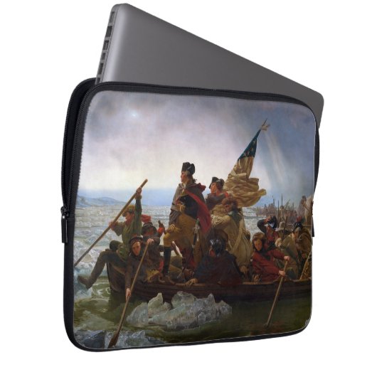 Über den Delaware River, George Washington Laptopschutzhülle (Vorne Rechts)
