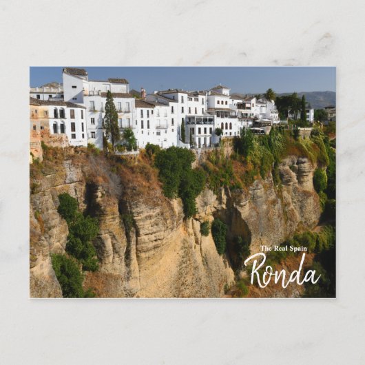 Über den Edge Ronda, Spanien Postkarte (Vorderseite)