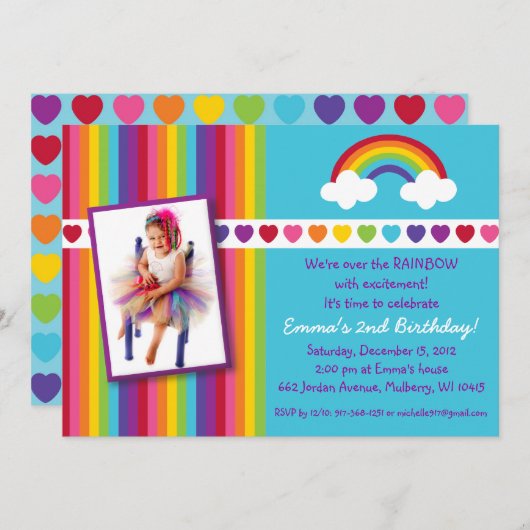 Über den einladung (Vorne/Hinten)