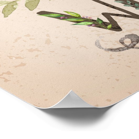 Über den Fluss durch Wälder 16x20 Wald Print Poster (Ecke)