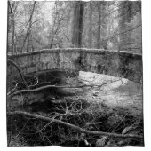 Über den Fluss Duschvorhang (Vorderseite)