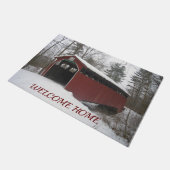 "Über den Fluss und durch den Wald" Fußmatte (Schrägansicht)