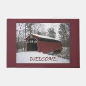 "Über den Fluss und durch den Wald" Fußmatte (Vorderseite)