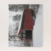 "Über den Fluss und durch den Wald" Puzzle (Vertikal)