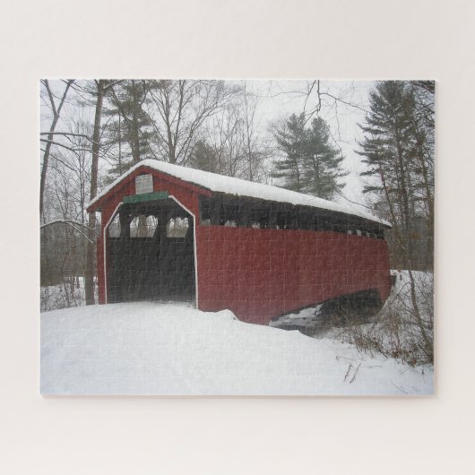 "Über den Fluss und durch den Wald" Puzzle (Horizontal)