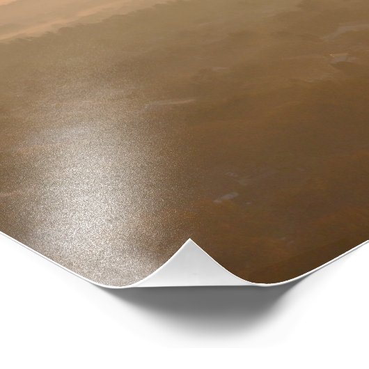 Über den frühen Morgen schweben Fotodruck (Ecke)