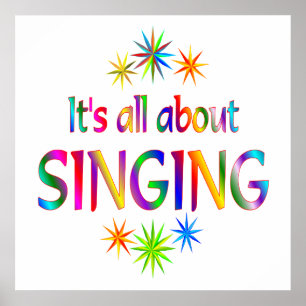 Über den Gesang Poster