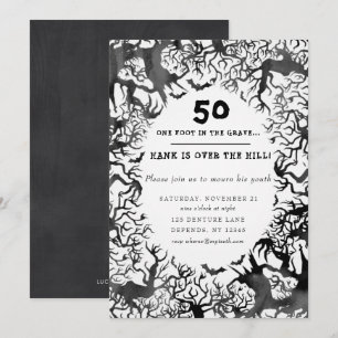 Über den Hill Geburtstagsparty Einladung