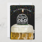 Über den Hügel Einladung zur Geburtstagsparty (Vorderseite)