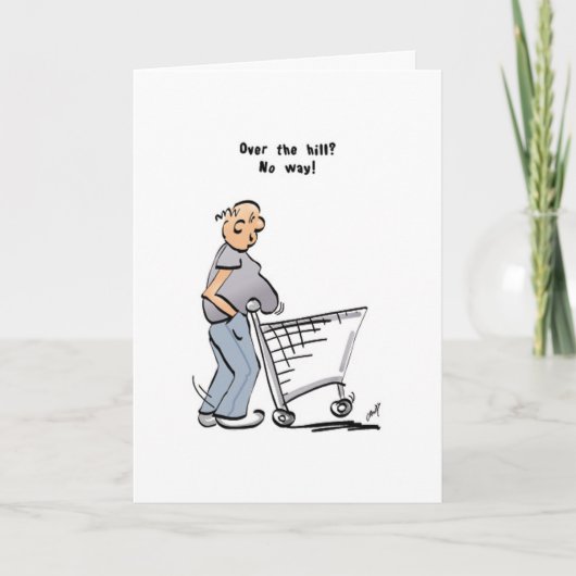 Über den Hügel? Kein Weg! Karte (Vorderseite)