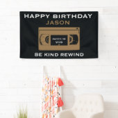 Über den Hügel Nostalgischer Geburtstag Banner (Insitu)