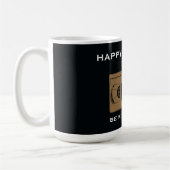 Über den Hügel Nostalgischer Geburtstag Kaffeetasse (Links)