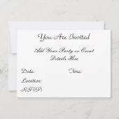 Über den Hügel radeln zum Geburtstag Einladung (Rückseite)