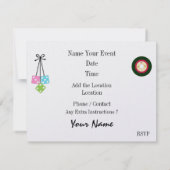 Über den Hügel - Route 66 Einladung (Rückseite)