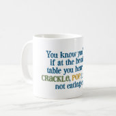 Über den Hügel-Schmerzen u. den Schmerz Kaffeetasse (Vorderseite Links)