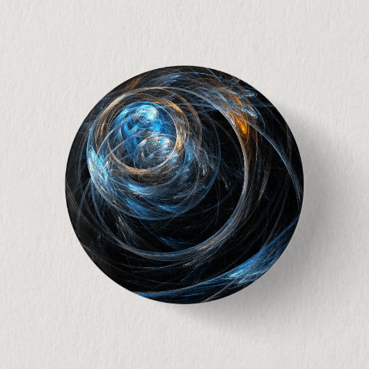 Über den Knopf "Abstrakte Kunst" (rund) Button (Vorderseite)