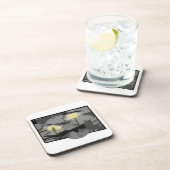 Über den Kunststoff-Untersetzer hinaus blühen Getränkeuntersetzer (Rechte Seite)