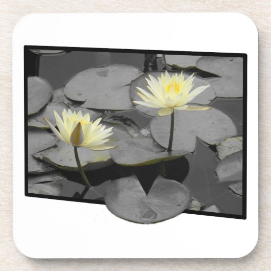 Über den Kunststoff-Untersetzer hinaus blühen Getränkeuntersetzer (Vorderseite)