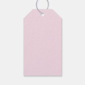 Über den Mond Babyduschteppichen Geschenkanhänger (Rückseite)