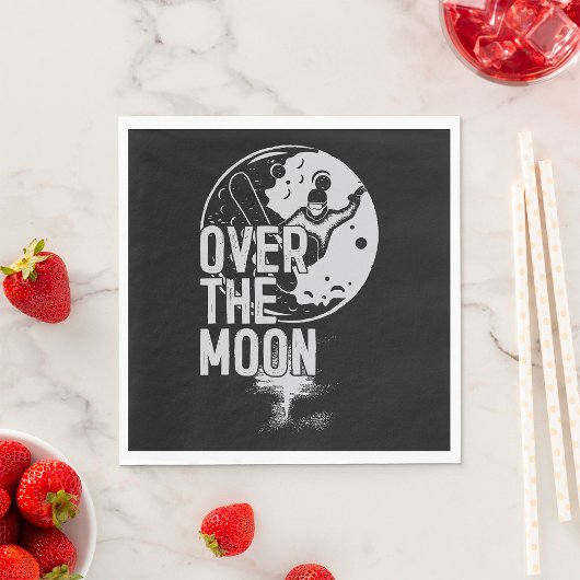 Über den Mond Serviette