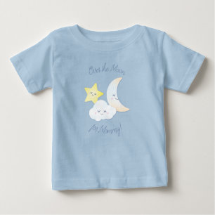 Über den Mond und die Sterne Baby T-shirt