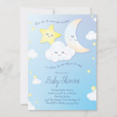 Über den Mond und die Sterne Einladung (Vorderseite)