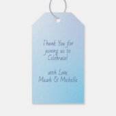 Über den Mond und die Sterne Geschenkanhänger (Rückseite)