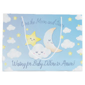 Über den Mond und die Sterne Große Geschenktüte (Rückseite)