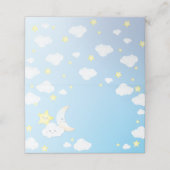 Über den Mond und die Sterne Platzkarte (Außenseite Aufgefaltet)