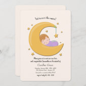 Über den Mond und Einladung (Vorne/Hinten)