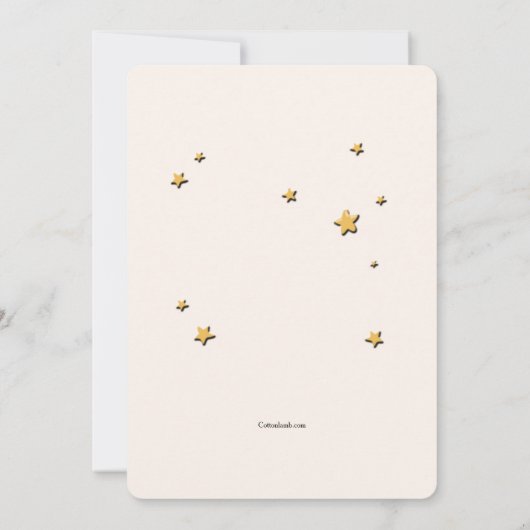 Über den Mond und Einladung (Rückseite)