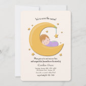 Über den Mond und Einladung (Vorderseite)