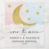 Über den Mond Weinetikett (Einzelnes Label)