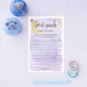 Über den Mond, wie viel ist es Lila Paper Game Car Flyer (Einzeln)