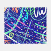 Über den nächtlichen Himmel Fleecedecke (Vorderseite (Horizontal))