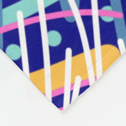 Über den nächtlichen Himmel Fleecedecke (Ecke)