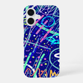 Über den nächtlichen Himmel iPhone 16 Hülle