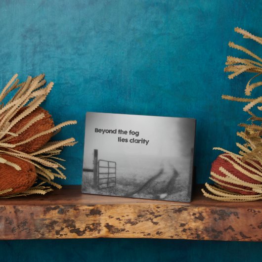 Über den Nebel hinaus ist Klarheit Fotoplatte (Seite)